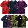 Diseñadores mono tiburón camiseta para hombres Camisetas de verano Hombres Mujeres Polos Marcas de moda sueltas Tops Hombre S Casual Ropa de lujo Ropa de manga de calle Camisetas