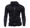 Sweats à capuche pour hommes Sweats à capuche pour hommes Sweats Hommes Couleur noir Cardigan à capuche à fermeture éclair Homme Slim Streetwear Designer Casual Sweat à capuche 230303