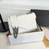 Skarvdesign Designerväska Tygväska Läder axelväska crossbody väska koppling handväska lyxig kuddpåse baguettemessenger paket plånbok handväska