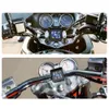 ワイヤレスソーラーLCDオートバイTPMS IP65車両防水タイヤ圧力温度監視2つの外部センサー付きアラームシステム