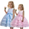 Sukienki dla dziewczynki sukienka dla dzieci na wysokość 110-160 cm Patchwork Flower Wesela Dzieci Celebration Odzież
