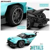 RC Robot Sulong Metal Car Toys 1 24 2 4G High Speed ​​Remote Control Mini Scale Model Voertuig Elektrisch voor jongens Gift 230303