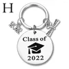 Keychains Opening Ceremony Gift Graduation 2023 Class Of Stainless Steel Keychain Plus Scroll