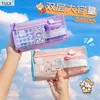 Сумки для карандашей Tulx Pencil Muck Face Cers Cencil Bag Bag Cite Bag Корейские канцелярские товары обратно в школьную сумку карандаш Симпатичный карандаш J230306