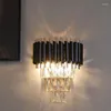 مصابيح الجدار LED SCONCES الإضاءة غرفة المعيشة غرفة المعيشة مصباح كريستال مصباح AC90-260V سرير الجليد الإضاءة الإضاءة