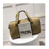 Duffel Bags Canvas Simple Travel Luggage Handbags Solid Durable Shoulder Crossbody Weekend Carry Organizer For Men Women