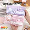 ペンシルバッグTulx Pencil Pouch Pencil Case Kawaiiバッグかわいいバッグ韓国文房具を学校に戻る鉛筆バッグかわいいペンシルケースJ230306