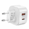 Boîte de chargeur de téléphone 20W, Charge rapide Type C PD, Charge rapide pour Iphone, prise EU US UK AU, USB avec QC3.0