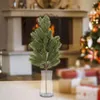 Decorative Flowers Christmas Branches Branch Greenery Picks Sprigs Twigs Leaves Artificial For Garland DIY Craft Winter Events Decoration