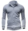 Sweats à capuche pour hommes Sweats à capuche pour hommes Sweats Hommes Couleur noir Cardigan à capuche à fermeture éclair Homme Slim Streetwear Designer Casual Sweat à capuche 230303