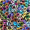 Spacers 8Mm Many Colors For Choice In Paris Dragon Eyes Round Glass Cabochon Flatback Po Cameo Pendant 50Pcs/Lot K05056 1654 Q2 Drop Dhkbb