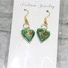 Orecchini in filigrana smaltata vintage Farfalla Cuore d'amore Orecchini con ciondoli Artigianato tradizionale Gioielli Cloisonne Accessori donna colorati Ciondola l'orecchio 10 paia / lotto