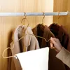 Hangers Racks NonSlip Clothes Hanger 10pcs Skirt Coat Drying Hanger Wardrobe Clothing Storage Sapce Save Organizer Metal Hanger Drop 230303