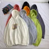 Herren Hoodies Maus- und Käse -Cartoon -Print Männer 2023 Herbst Mode -Kapuze -Sweatshirts 7 Farben Man Streetwear Casual Pullovers