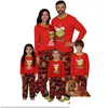 Familie matching outfits kerstpyjama's slaapkleding familia look pak voor ouderchild pyjama sets drop levering baby kinderen moederschap c dhv9y