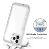 Clear Robot Case Transparante Cases Full Body Defender Cover voor iPhone 14 Pro Max 14Pro 13 13Pro 12 11 XS XR 8 Samsung Galaxy S23 S22 Opmerking 20 Ultra