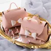 Emballage cadeau 10pcs petit sac à main sac cadeau brillant à lèvres boîtes d'emballage cosmétique faveurs de fête de mariage bébé douche biscuits bonbons chocolat boîte cadeau 230306