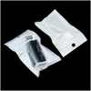 Sacos de embalagem limpar pérolas brancas plástico de plástico opp zipper zip pacotes de varejo de jóias alimentos saco de PVC de tamanho de tamanho disponível entrega de dhn18