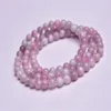 Натуральные турмалиновые каменные розовые бусины браслет 6-мм многоэтажные украшения из бисером энергии для женщин для женщин ручной работы