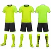 Outdoor TShirts Children Adult Football Jerseys Boys and girls Soccer Clothes Sets youth soccer sets training jersey suit with socksShin guards 230306