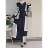 Ropa étnica Moda musulmana Hijab Vestido Impreso Abayas para mujeres Vestidos turcos Dubai Abaya Islam Musulman de Mode Vestidos LargosEthnic