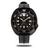 Wristwatches Tuna 6105 Diver Watch Men NH35 Automatic Mechanical Sports 46mm Black Stainless Steel Luminous Clocks Homage SKX007