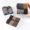 50 Teile/satz Frauen Mädchen Grundlegende Haarbänder 4 cm Einfache Feste Farben Elastisches Stirnband Haar Seile Krawatten Haarschmuck Pferdeschwanzhalter