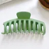 Green Style Haarclip Large Bartet Crab Hair Claws Bath Clips For Women Girls Claw Clip paardenstaart Styling Tool Haaraccessoires