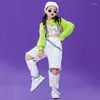 Bühne Wear Kids Ballroom Hip Hop Dance Kleidung Mädchen Tops Casual Hosen Jazz Performance Kleidung Catwalk Show Anzug Rave DNV15481