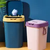 Waste Bins Waste Bins Desktop Garbage Basket Home Table Plastic Trash Can Kitchen Bathroom Bedroom Garbage Office Sundries Barrel Box 230306