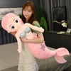 Plush Dolls Multi Size Kawaii Mermaid Toys Soft Animal Pillow Stuffed Toy Princess Children Boys and Girls Birthday Gifts Decor 230303