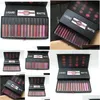 LIG BLISS 16 KOLORY /ZESTAW MATT Piękno Liquid Lipstick Make Up Waterproof Długo trwałe lipgloss trofeum żona Vixen Drop dostarczenie zdrowie dhjyq