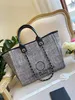 Модные сумки Deauville Totes Pochette Beach Channel Сумки Женские мужские сумки Sthe Сумка Tote Пикник Duffle Путешествия Леди Холст Отпуск Кемпинг Вышивка на плечо Shoppper