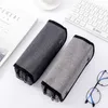 Pencil Bags Premium canvas pencil case large capacity pen case double zipper school Pencil cases gifts for boys stationery box big pen bag J230306