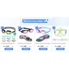 Goggles Findway çocuklar dalış gözlükleri büyük çerçeve anti sızıntı maskesi burun kapağı ile 180 geniş manzara çocuk 4 14age l230303