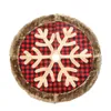 Dekoracje świąteczne lixf drzewa spódnica 36 cali duże płaszone płatek śniegu z grubą futrzaną krawędź rustykalna świąteczna dekorat świąteczny