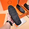 Brand Name Mens Loafers Dress Shoes Italy Cow Leather Sheepskin Casual Driving Wedding Shoe With Orignal Box Size 38-46