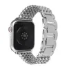 Bracelets en Acier Inoxydable Bande Love Chain Petits Encens Vent Bandes Bracelet Bracelet de Luxe pour Apple Watch 38/40/41mm 42/44/45/mm Bracelet pour iWatch Série 3 4 5 6 7 8