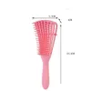 Hair Brushes Natural Tangling Brush Afro America 3A To 4C Curly Co Straight Easy Wet/Dry S Curved Wavy Drop Delivery Products Care St Dhnqi