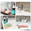 Party Favor High Quality Natura Wooden Bathroom Shower Soap Box Dish Storage Plate Drain Tray Holder Case For Bath Drop Delivery Hom Dhutn