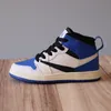 kinderschoenen 1s zwarte schoen jongens hoge sneaker ontwerper 1 J basketbal blauwe trainers baby kind jeugd peuter zuigelingen 2022 Born Infant jongen J chidren 74sa#