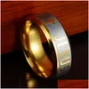 Band Rings Jesus Stainless Steel Christ Men Ring Christian Women Fashion Jewelry Gift Wholesale Drop Delivery Dhec8
