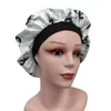 2023 Мягкая шелковая шапочка для волос с широкой лентой Удобная шапка для ночного сна HairLoss Salon Color Highlighting Hairstyling Tool