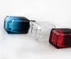 Square Glass Dropper Perfume Bottles Eye Droppers Bottle 30ml in Gradient Blue Red and Clear SN709