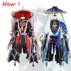 Anime Costumes Genshin Impact Wanderer Cosplay Come Wig Scaramouche Cosplay Come Genshin Impact Come Wig Full Set Without Cap Z0301