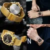 Wristwatches NAVIFORCE Original Watches For Men Luxury Brand Quartz Dual Display Military Sports Wrist Watch Mesh Steel Band Waterproof Clock 230306
