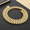 Chains 13mm Gold Color Stainless Steel Long Curb Necklaces For Men Solid Heavy Cuban Link Chain Male Choker Collar Jewelry Gifts