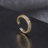 Cluster ringen eenvoudige legering kristallen voet verstelbare opening teen voor vrouwen meisje zomer strand vakantie sieraden vinger 230303