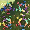 Electric RC Aircraft 6 10PCS Foam Glider Planes Airplane Hand Throwing Toy 36CM 48cm Flight Mode Plane Model for Kids Outdoor Sport Children 230303