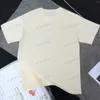 xinxinbuy Men designer Tee t shirt 23ss lock catch letters Print short sleeve cotton women Black White khaki M-2XL